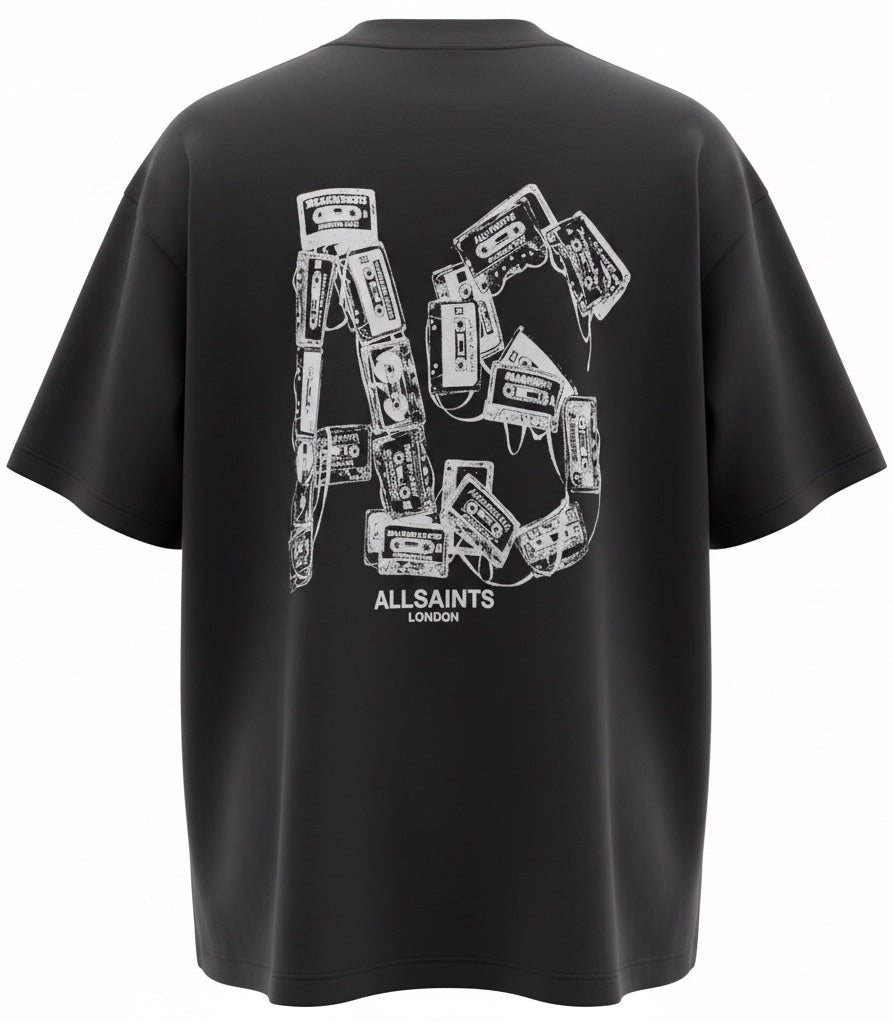 MIXTAPE OVERSIZED GRAPHIC T-SHIRT