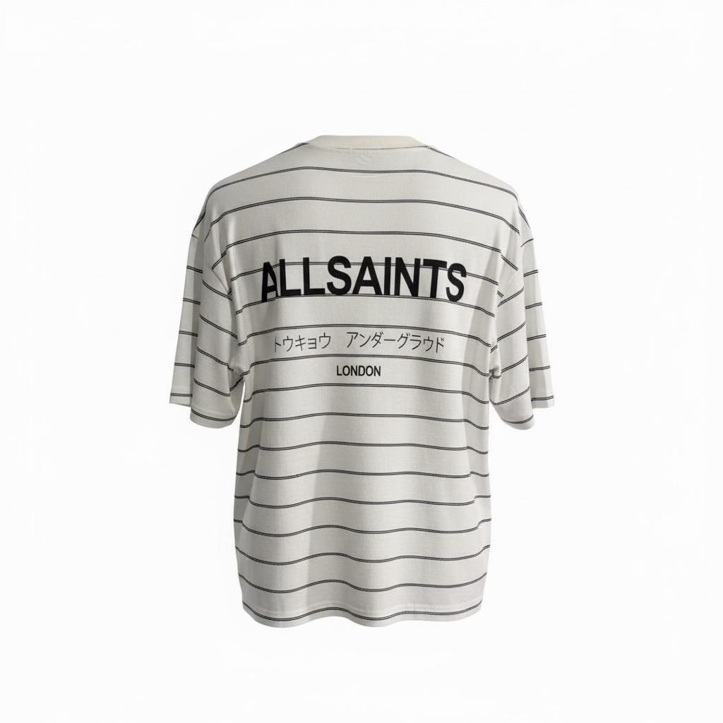 UNDERGROUND OVERSIZED STRIPED T-SHIRT