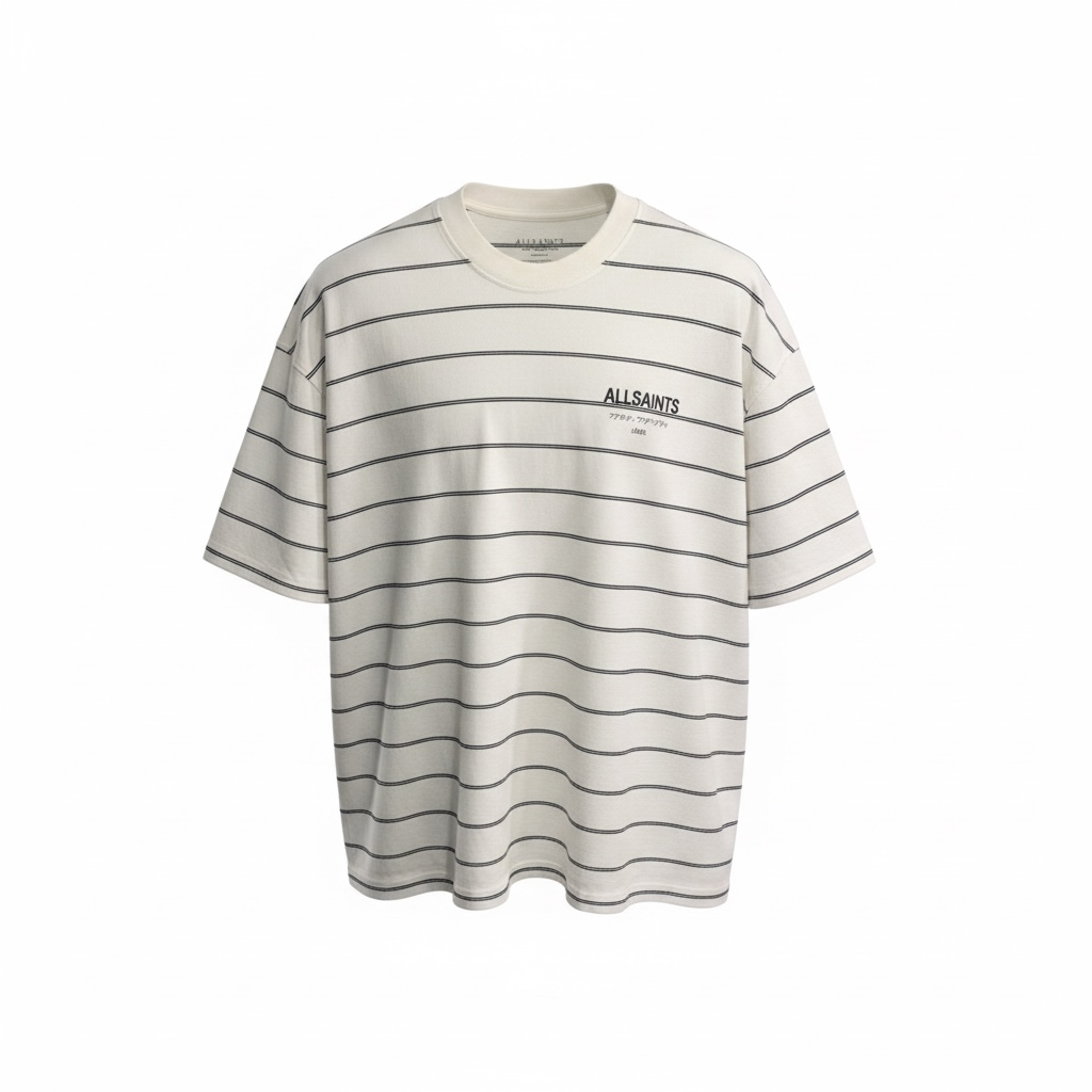 UNDERGROUND OVERSIZED STRIPED T-SHIRT