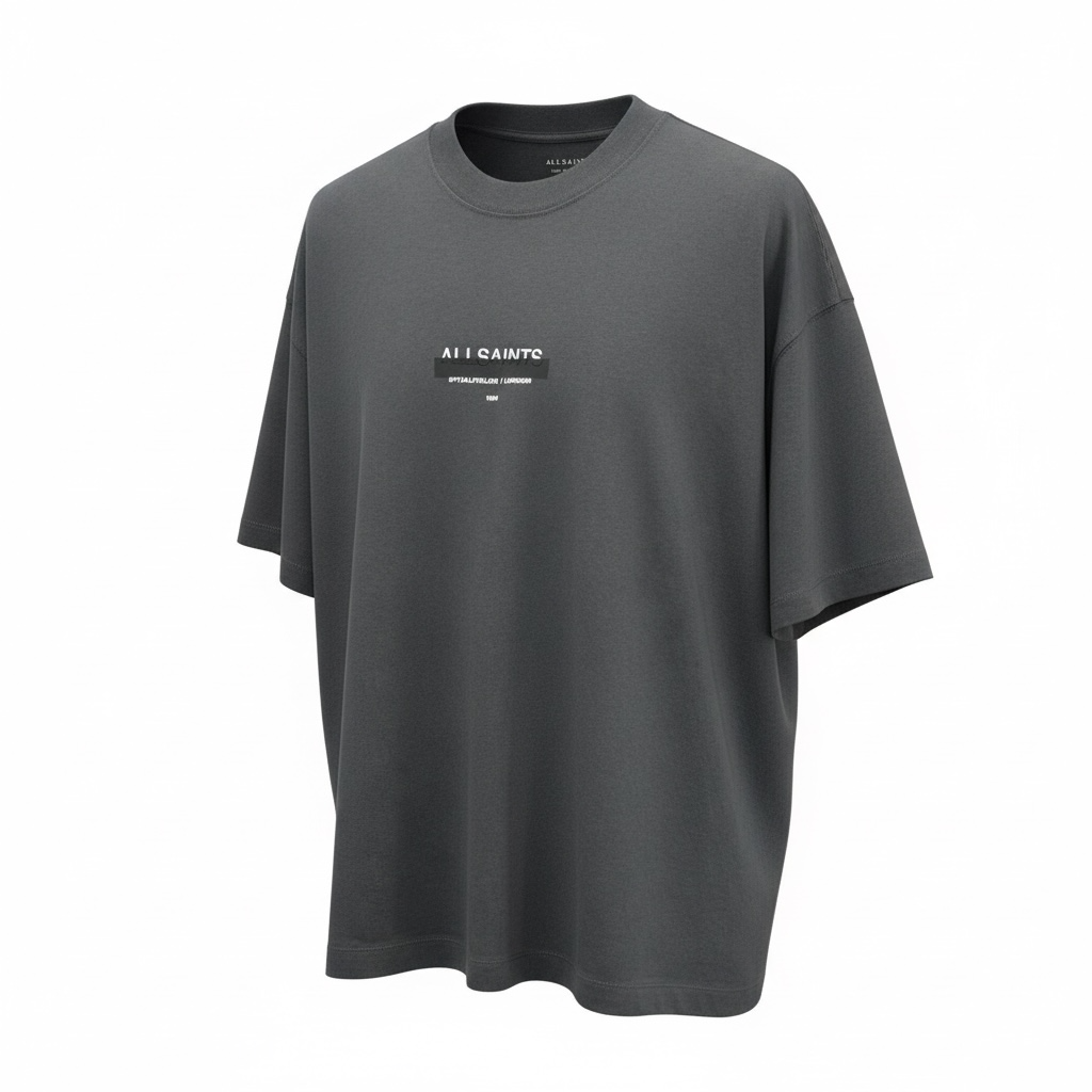 REDACT SS CREW NECK OVERSIZED T-SHIRT