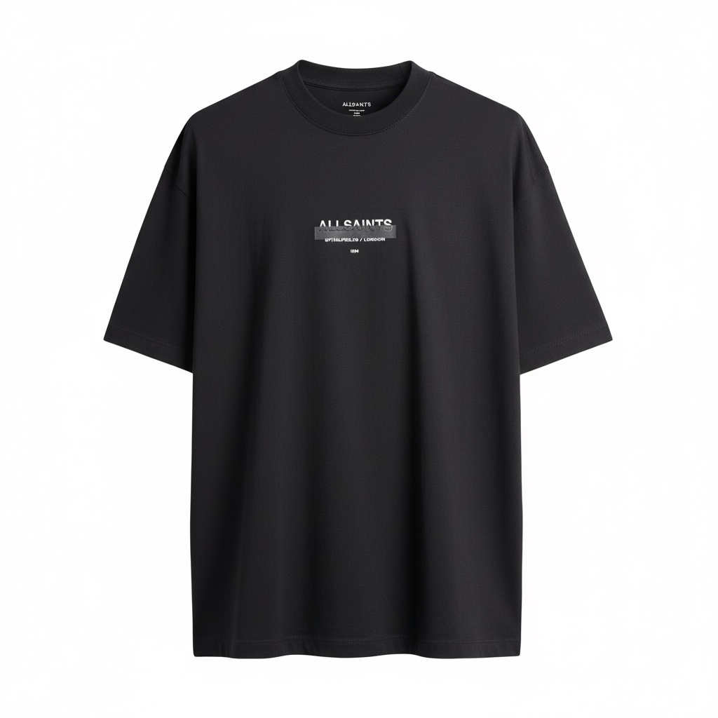 REDACT SS CREW NECK OVERSIZED T-SHIRT