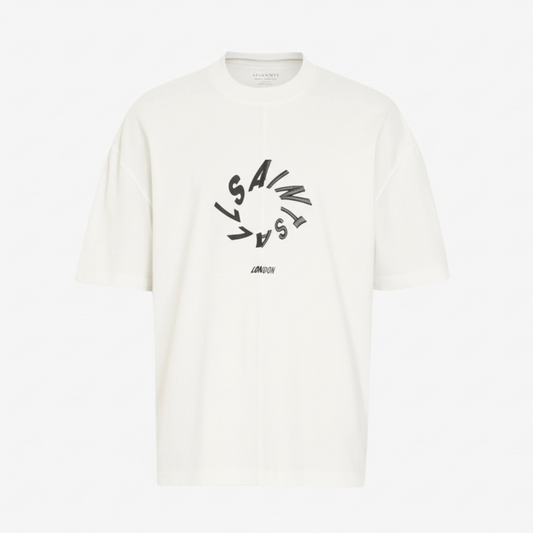 HALO OVERSIZED LOGO CREW NECK OVERSIZED T-SHIRT