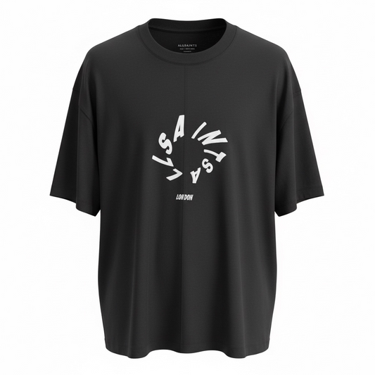 HALO OVERSIZED LOGO CREW NECK OVERSIZED T-SHIRT