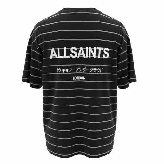 UNDERGROUND OVERSIZED STRIPED T-SHIRT