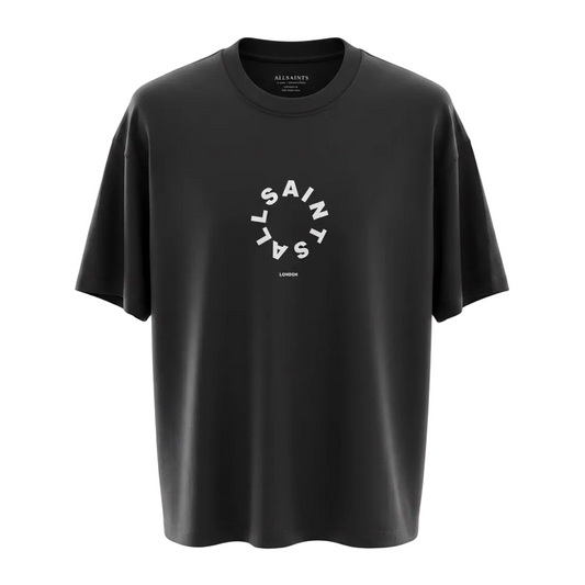 TIERRA OVERSIZED CREW NECK CIRCLE LOGO T-SHIRT