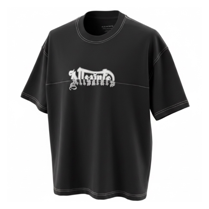 SPLINTERED SS CREW NECK OVERSIZED T-SHIRT