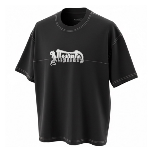 SPLINTERED SS CREW NECK OVERSIZED T-SHIRT