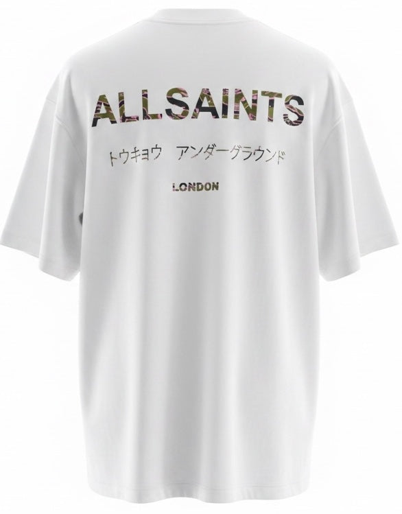 OVERSIZED UNDERGROUND CREWNECH T-SHIRT CAMOFLAUGE PRINT