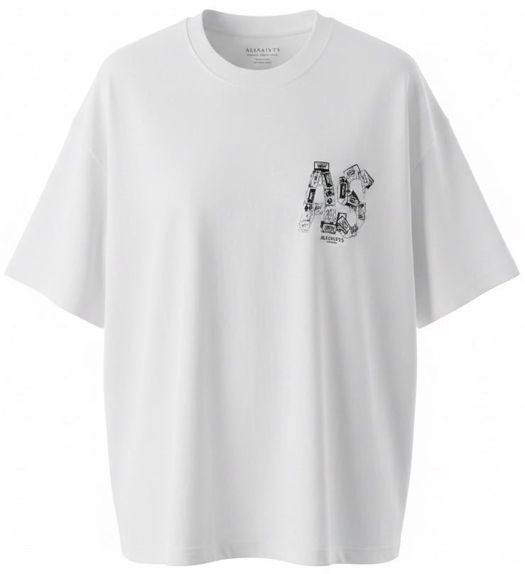 MIXTAPE OVERSIZED GRAPHIC T-SHIRT