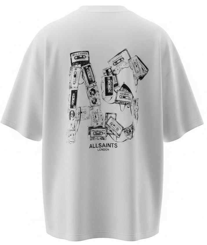 MIXTAPE OVERSIZED GRAPHIC T-SHIRT