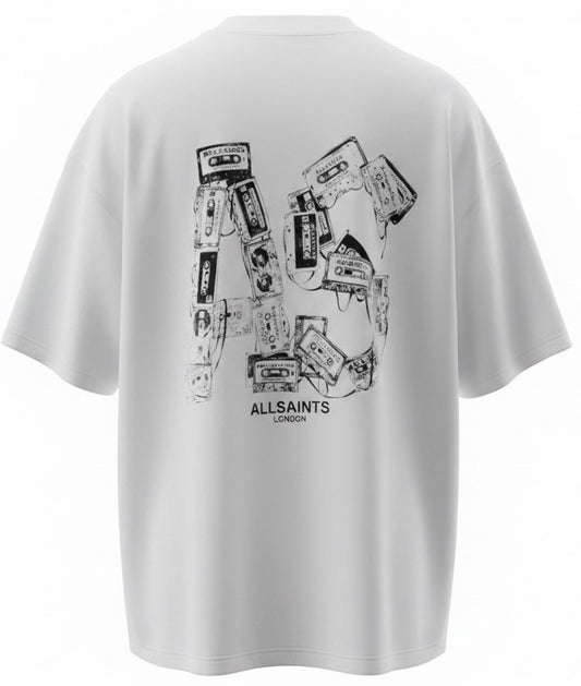 MIXTAPE OVERSIZED GRAPHIC T-SHIRT