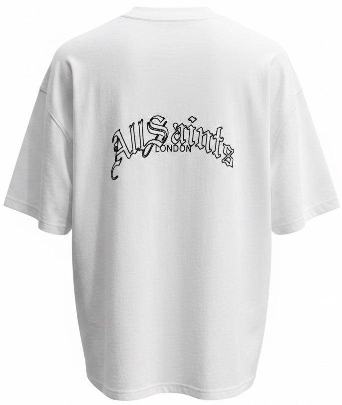EMBROIDRED OVERSIZED CREW T-SHIRT