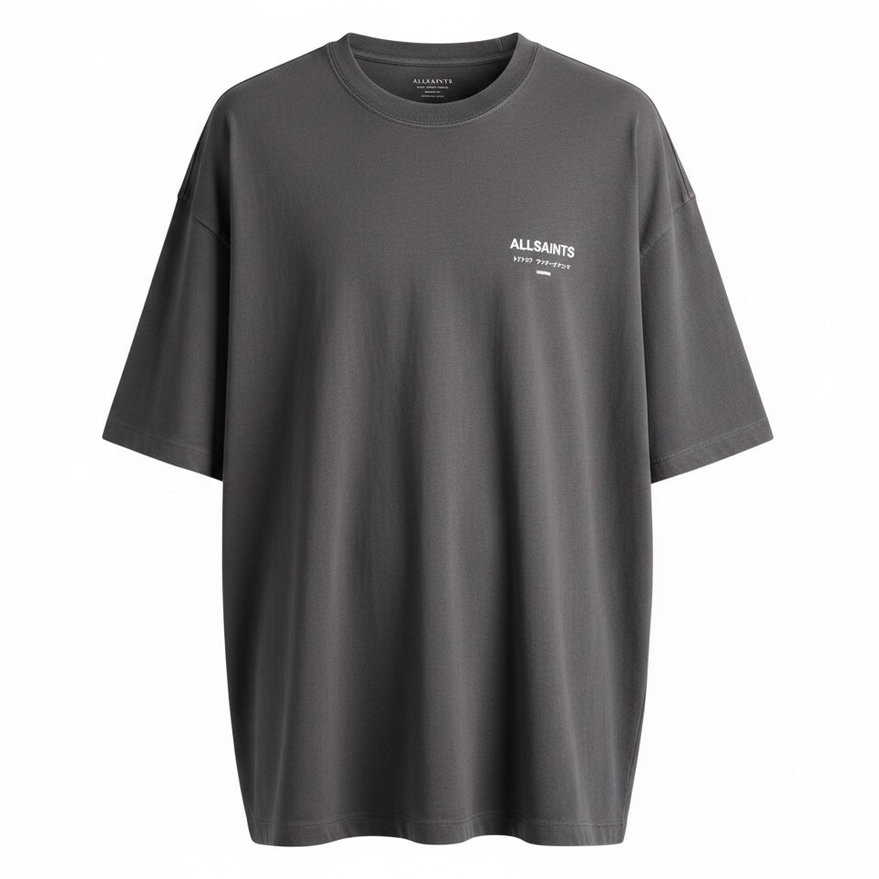 UNDERGROUND OVERSIZED CREW T-SHIRT WHITE LOGO