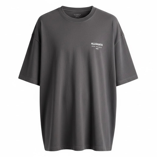 UNDERGROUND OVERSIZED CREW T-SHIRT WHITE LOGO
