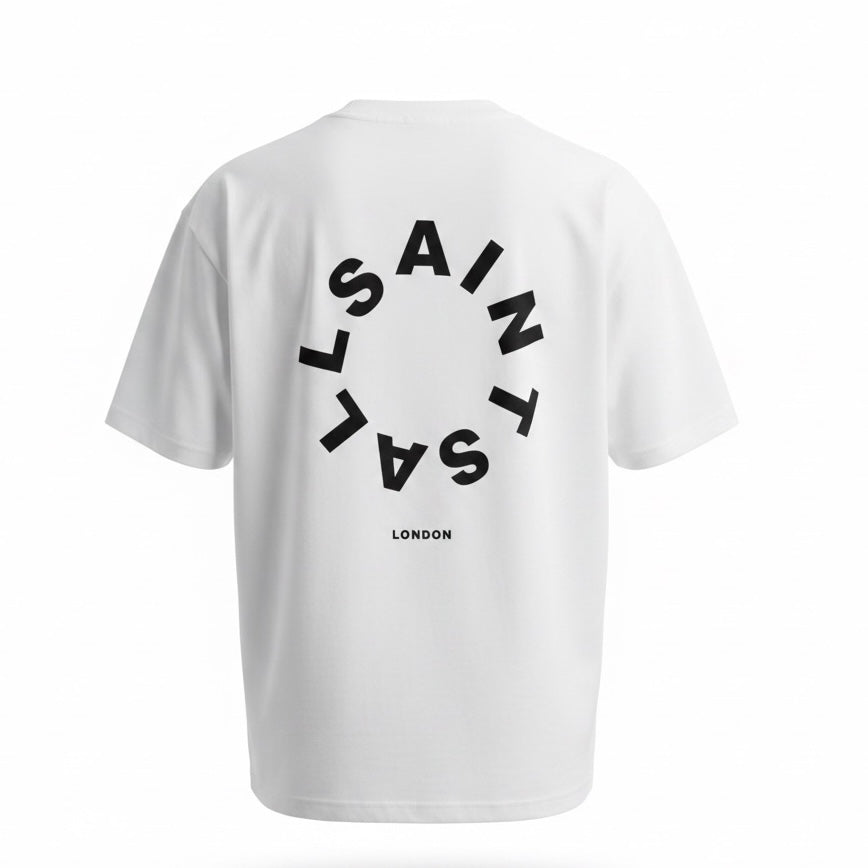 TIERRA OVERSIZED CREW NECK CIRCLE LOGO T-SHIRT