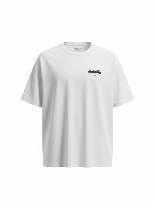 UNDERGROUND REDACT OVERSIZED EMBRIODERED LOGO T-SHIRT
