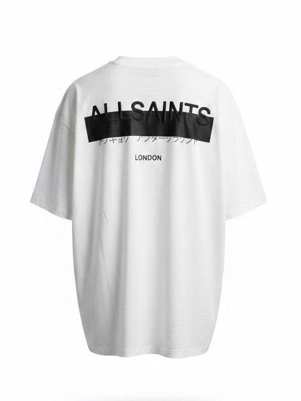 UNDERGROUND REDACT OVERSIZED EMBRIODERED LOGO T-SHIRT