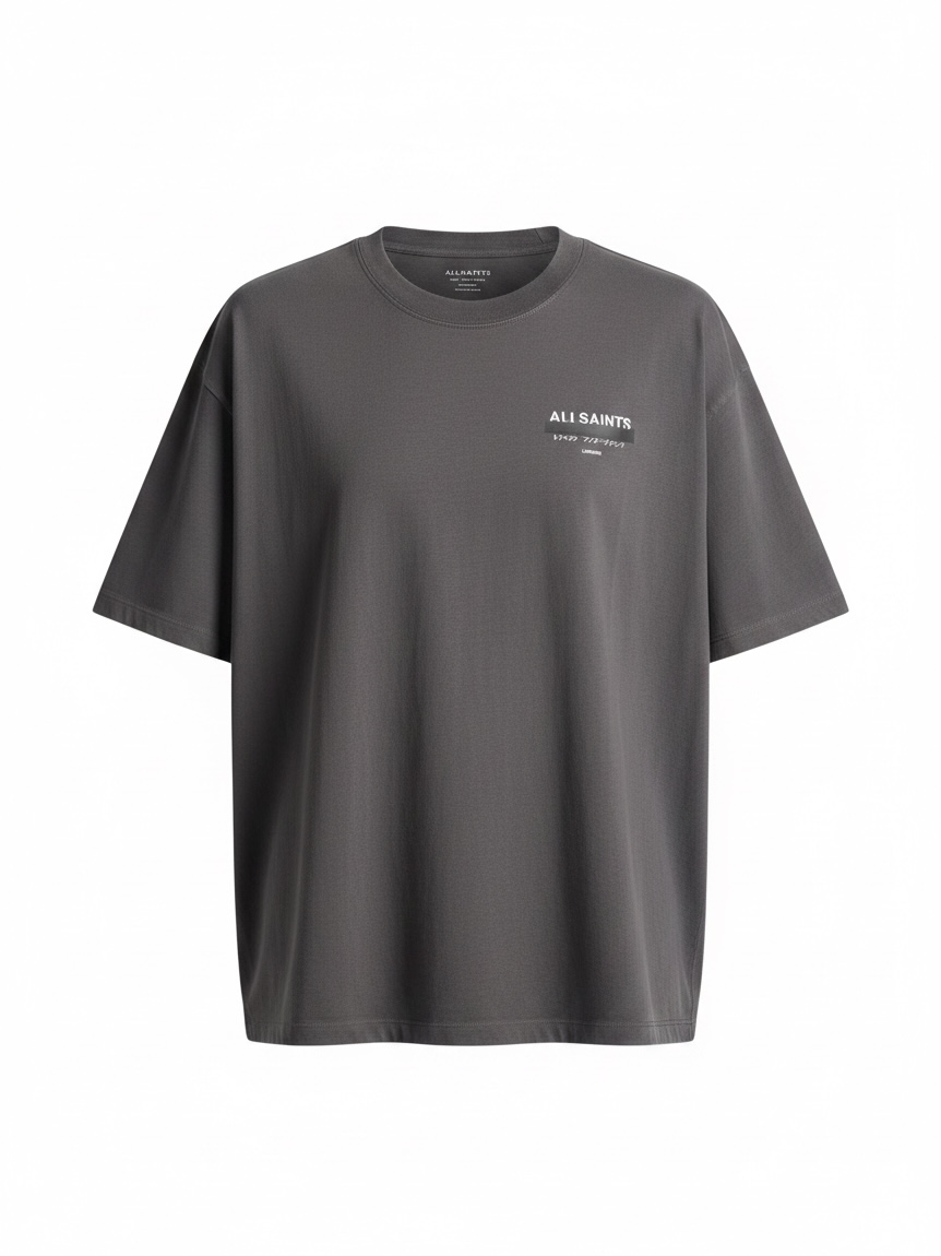 UNDERGROUND REDACT OVERSIZED EMBRIODERED LOGO T-SHIRT