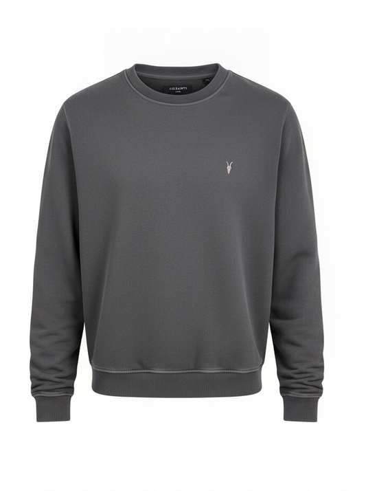 Raven Crew Neck Basic Dark Grey
