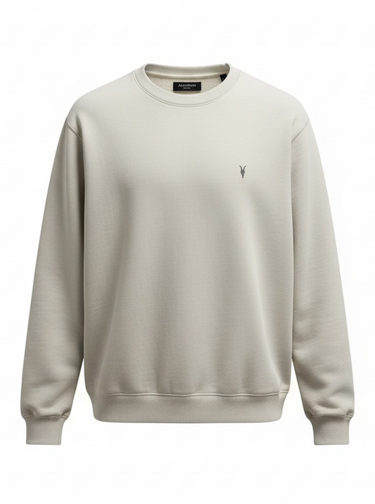 Raven Crew Neck Basic Dark Cream