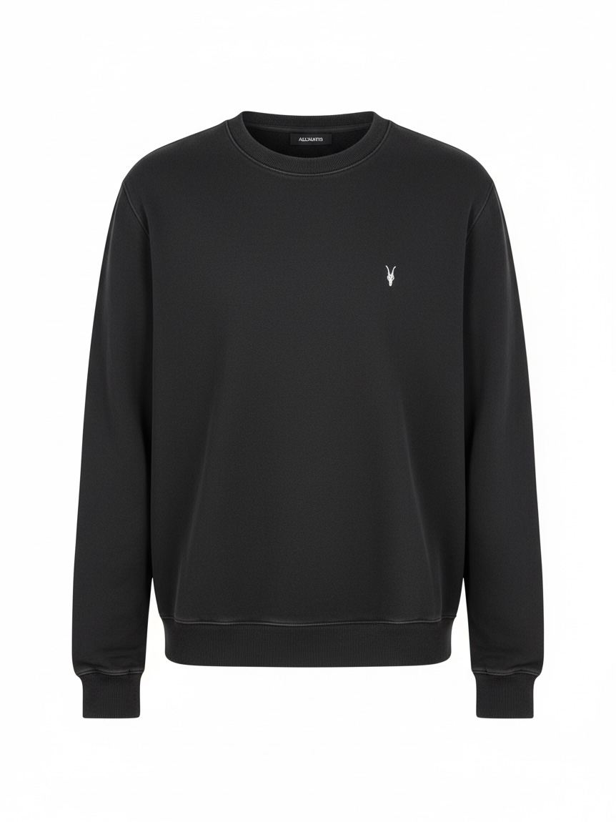 Raven Crew Neck Basic Black