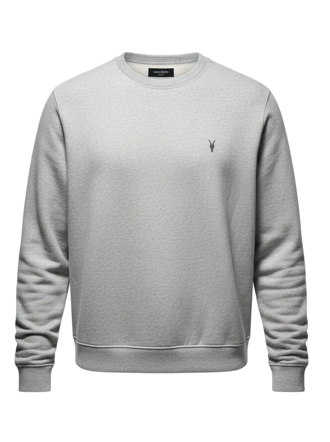 Raven Crew Neck Basic Grey Marl