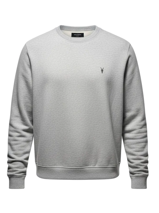 Raven Crew Neck Basic Grey Marl