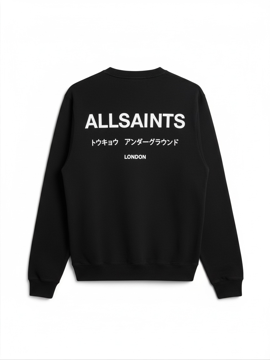 Underground X Crew Sweatshirt Black