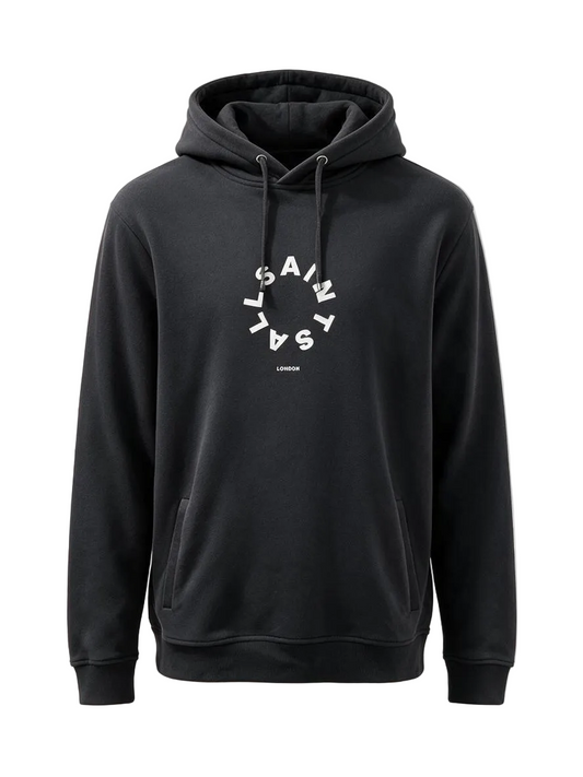 Black Raven Oth Hoodie Circle White Logo