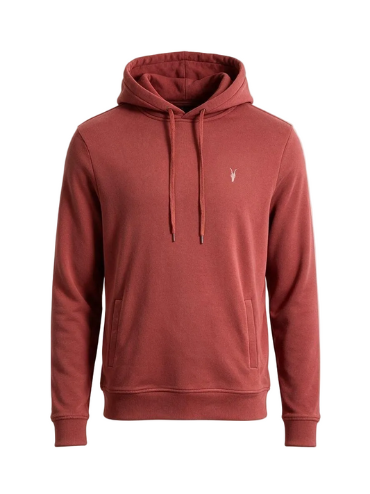Basic Brick Red Hoodie