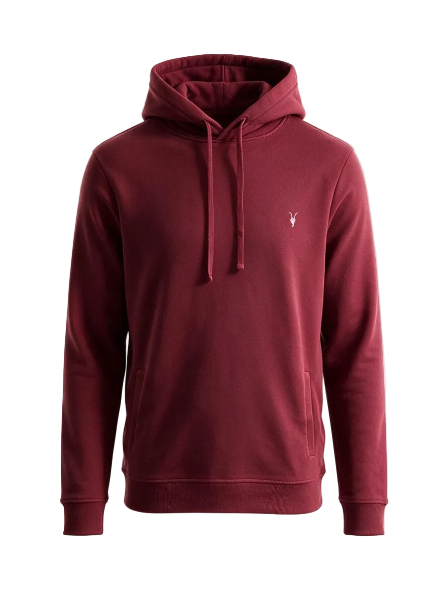 Basic Dark Burgundy Hoodie