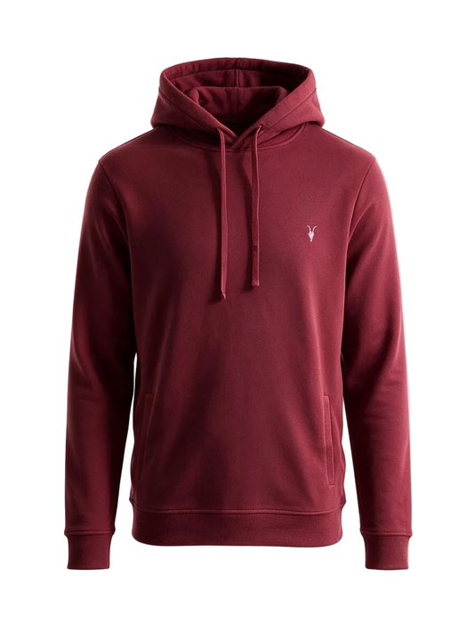 Basic Dark Burgundy Hoodie