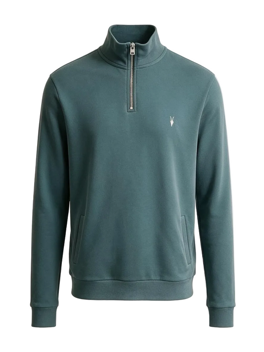 Raven Half Zip Dark Green