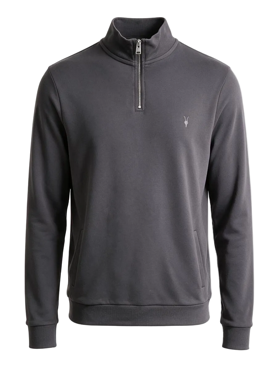 Raven Half Zip Dark Grey