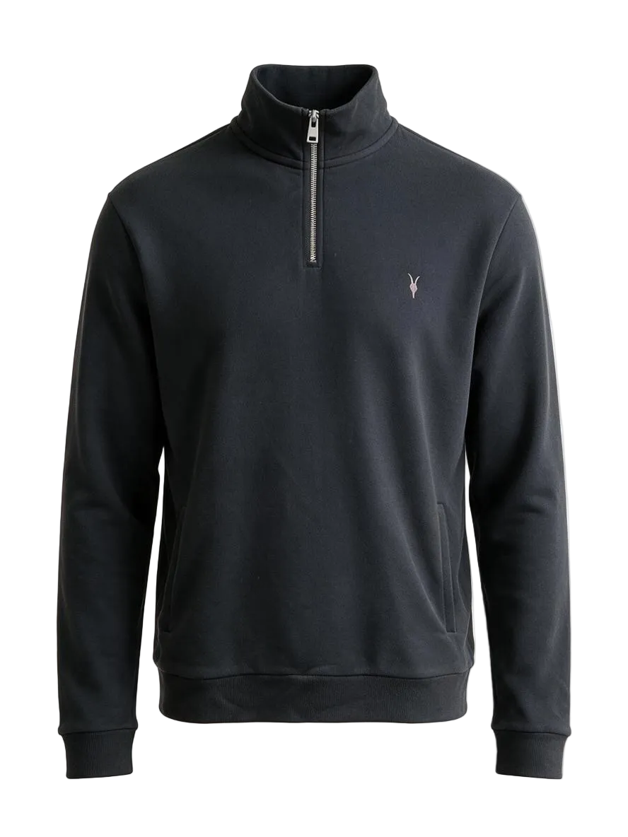 Raven Half Zip Black