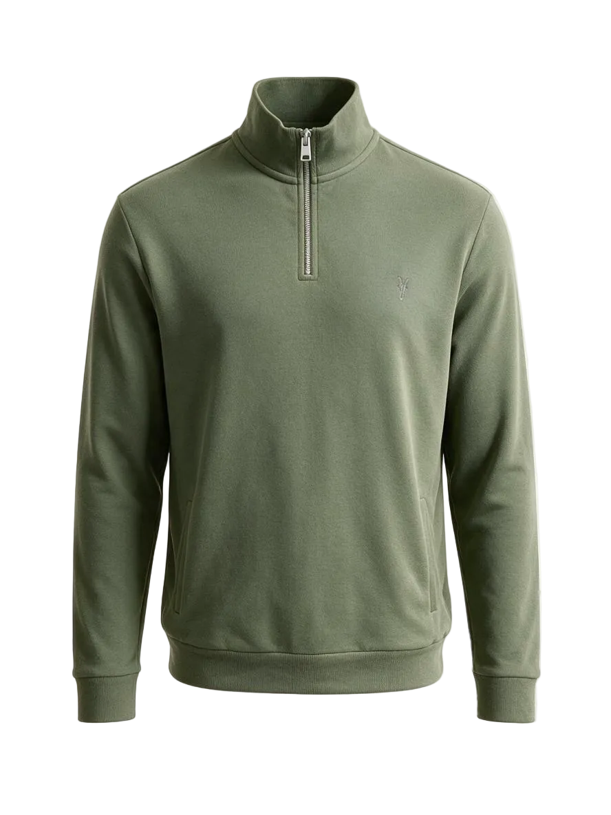 Raven Half-Zip Olive