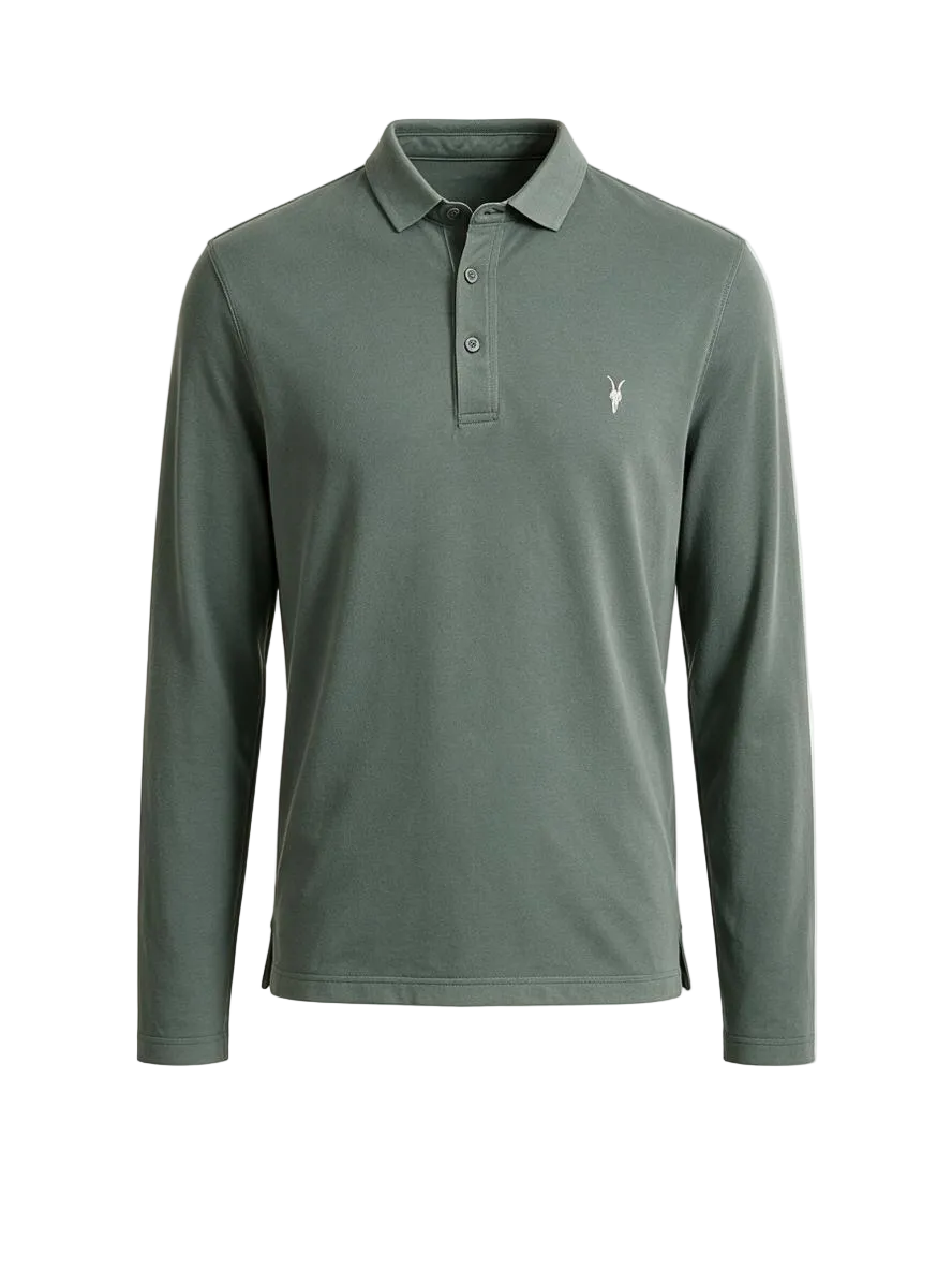 Reform LS Polo Shirt Olive