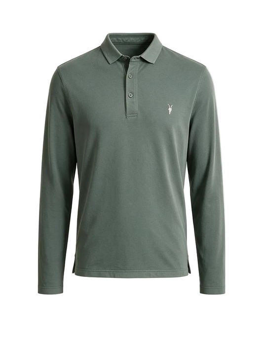 Reform LS Polo Shirt Olive