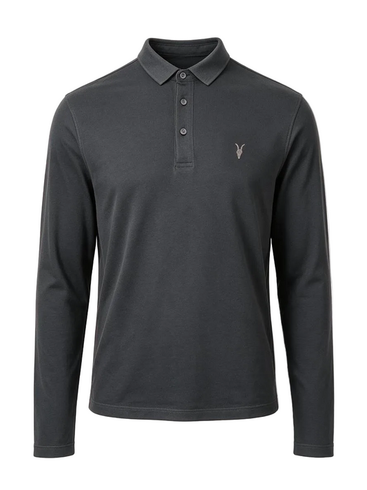 Reform LS Polo Shirt Black