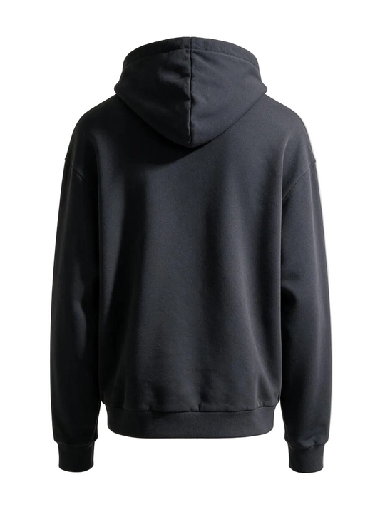 Underground Oversized Zip-Up Hoodie Black